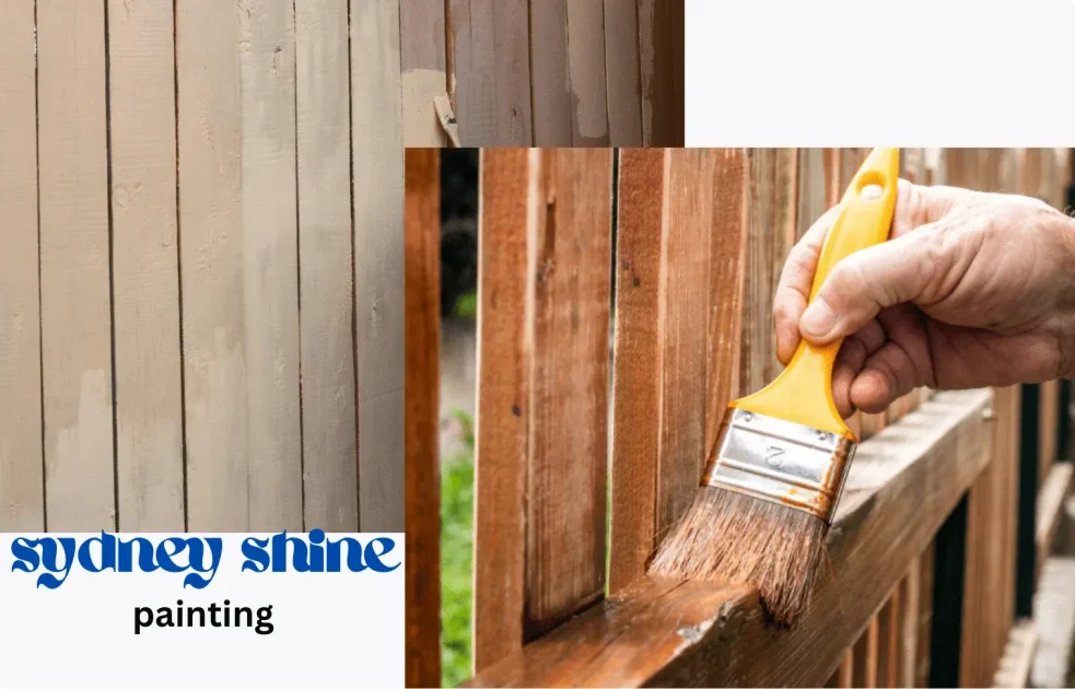 Fence painting, deck painting